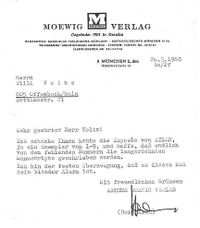 Brief von K. Bernhardt